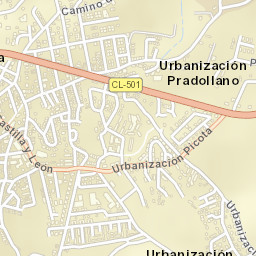 La Adrada Street Map