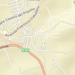Cadalso de los Vidrios Street Map