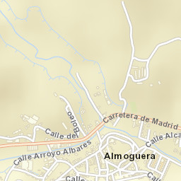 Almoguera Street Map