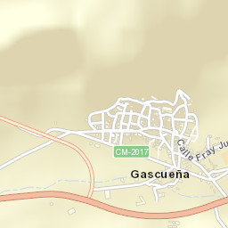 Gascueña Street Map