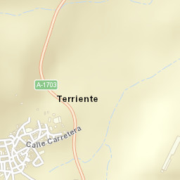 Terriente Street Map
