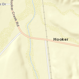 Hooker California Street Map