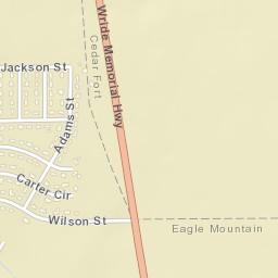 3356-3600 Cedar Valley Road, Cedar Fort Street Map