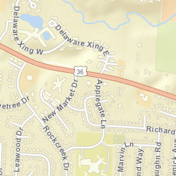 Delaware Meadows Ohio Street Map
