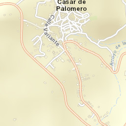 Casar de Palomero Street Map