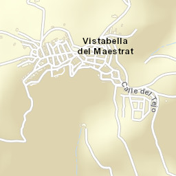Vistabella del Maestrazgo Street Map