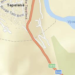 Tepelenë Street Map