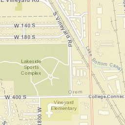 77 South Vineyard Road, Vineyard, UT Street Map