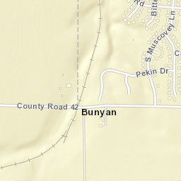 Bunyan Colorado Street Map
