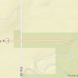 8501-8599 Highway 4, Homestead National Monument, Beatrice Street Map