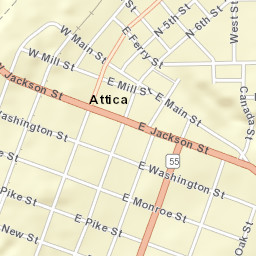116-118 North Perry Street, Attica, IN 47918 Street Map