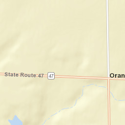 Oran Ohio Street Map