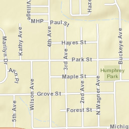 Buckeye Terrace Ohio Street Map