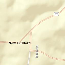 New Guilford Ohio Street Map