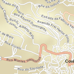 Covilhã Street Map