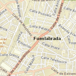 Fuenlabrada Street Map