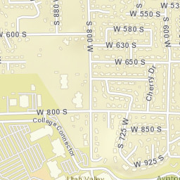 Utah Valley University 785 College Drive Orem UT Street Map