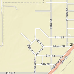 Gilcrest Street Map