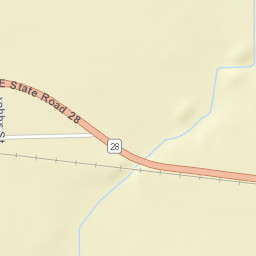 3555-3847 State Highway 28, Tipton, IN Street Map