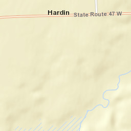 Hardin Ohio Street Map