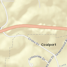 Coalport Ohio Street Map
