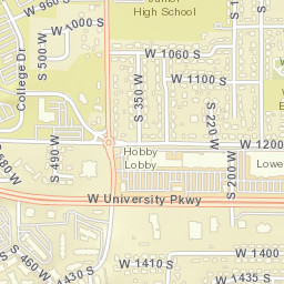225-245 West 1300 South, Orem, UT Street Map