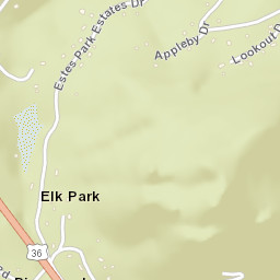 Pinewood Springs Colorado Street Map