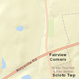 Fairview Corners Ohio Street Map