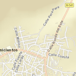Cenicientos Street Map