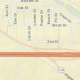 Log Lane Village Colorado Street Map