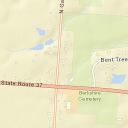 Berkshire Ohio Street Map
