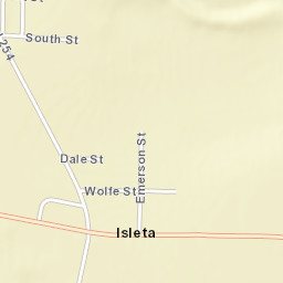 Isleta Ohio Street Map