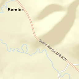 Bernice Ohio Street Map