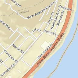 Brilliant Ohio Street Map