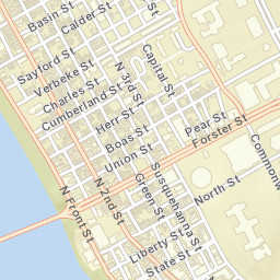 479-499 N 3rd St, Harrisburg, PA 17101, USA Street Map