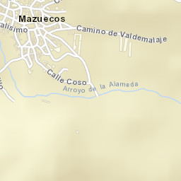 Mazuecos Street Map