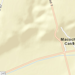 Macochee Castle Ohio Street Map