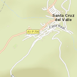 Santa Cruz del Valle Street Map