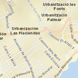 Alcocéber Street Map