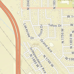 1065 North 1750 West, Provo, UT Street Map