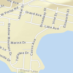 Grand Lake Colorado Street Map