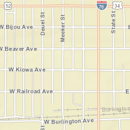 Fort Morgan Street Map