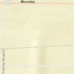 Moseley Colorado Street Map