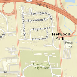 Fleetwood Park Ohio Street Map