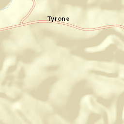 Tyrone Ohio Street Map