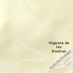 Higuera de las Dueñas Street Map
