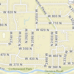 2565-2579 West 430 North Street, Provo Street Map