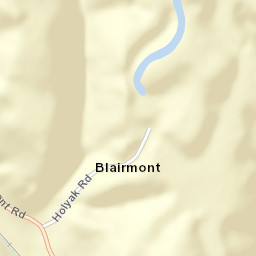 Blairmont Ohio Street Map