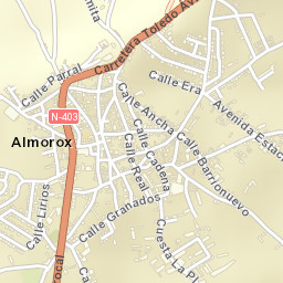 Almorox Street Map