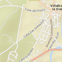 Villalba de la Sierra Street Map